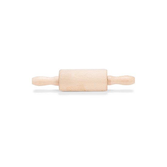 Merkloos Patisse Mini Deegroller - Hout - Klein - 10 cm