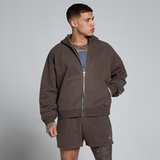 MyProtein MP Men's Lift Oversized Loopback 2 Way Zip Hoodie - Chocolade - L