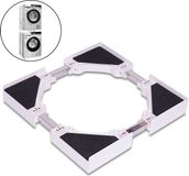 Vonia Vonia Tussenstuk wasmachine droger - Stapelkit wasmachine droger - Universeel - Verstelbaar - Wit