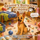 Beanie's Busy Day at Home: A Fun Story and Activity Book for Toddlers Ages 3-5