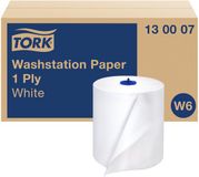 TORK Universele schoonmaakrol, 1-laags, wit, 250 meter