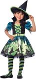 Amscan Kinderkostuum Witch Meisjes Polyester Groen Mt 6-8 Jaar