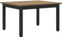 vidaXL Salontafel, Artisanaal, Eiken, 60 x 50 x 36 cm, Bewerkt hout