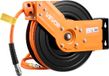 Vevor Persluchtslanghaspel, 15 M X 3/8 Inch Hybride Persluchtslang, Slanghaspel 20 Bar, Automatische Slangoproller met 1,52 M Aanvoerslang, 180° Draaibare Plafond-/Wandbeugel