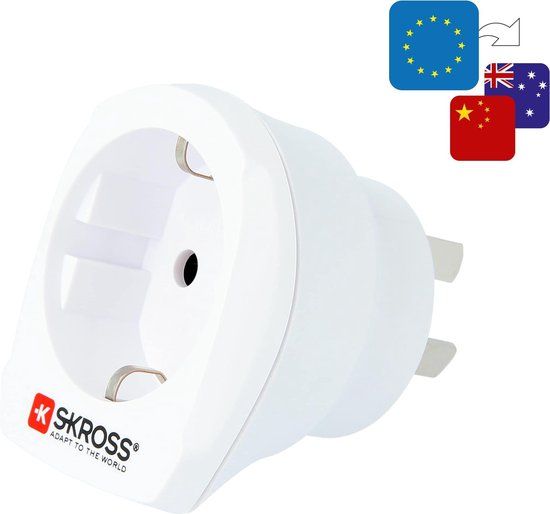 Skross Country Travel Adapter Europe to Australia / China