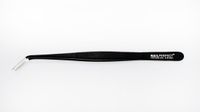 Nail Perfect - Tweezer Blauw RVS Gebogen