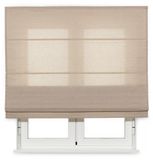Rideau fin et translucide, 90 x 210 cm, couleur beige