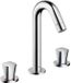 Hansgrohe Logis - Wastafelkraan met waste, 3-gats, chroom 71133000