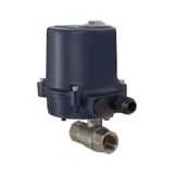 RIEGLER 350.1814R 2-weg messing koe, elektr. Stellantr., 230 V AC, 50 Hz, Rp 1 1/2