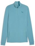 Puma T-shirt M Cloudspun 1/4 Zip Baltic Sea Blue Coton/Polyester Regular Fit Manches Longues Hommes M