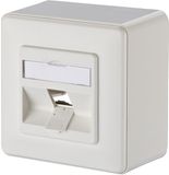 Metz Connect Keystone 1 Port AP-Dose Reinweiß