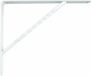 AMIG Plankdrager/steun/beugel Spiraal - metaal - wit - H200 x B150 mm - Tot 225 kg
