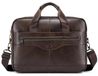 Leren laptoptas voor laptops tot 14 inch