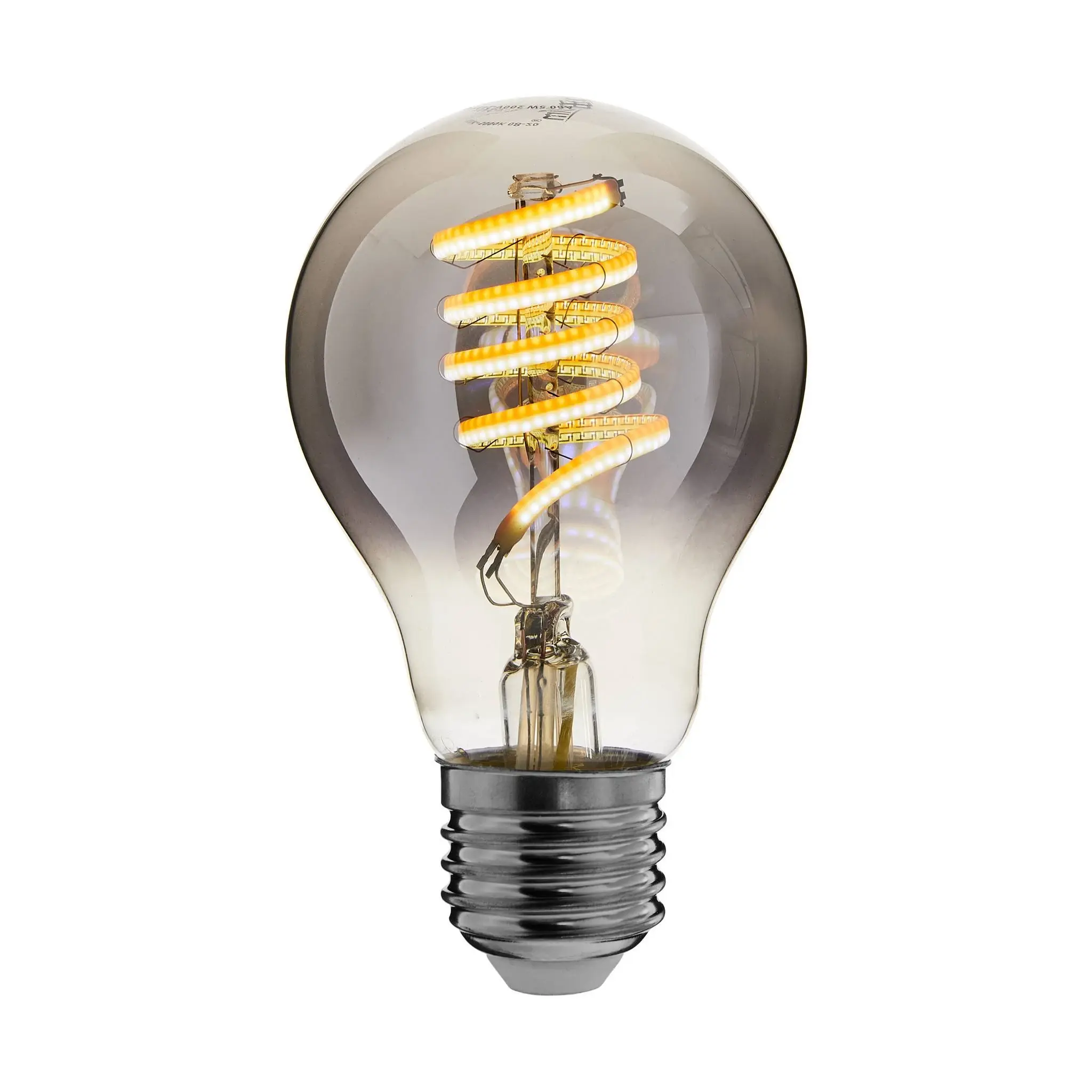 EcoDim Zigbee Led Filament Lamp dimbaar E27, Bulb A60, Smokey Wit