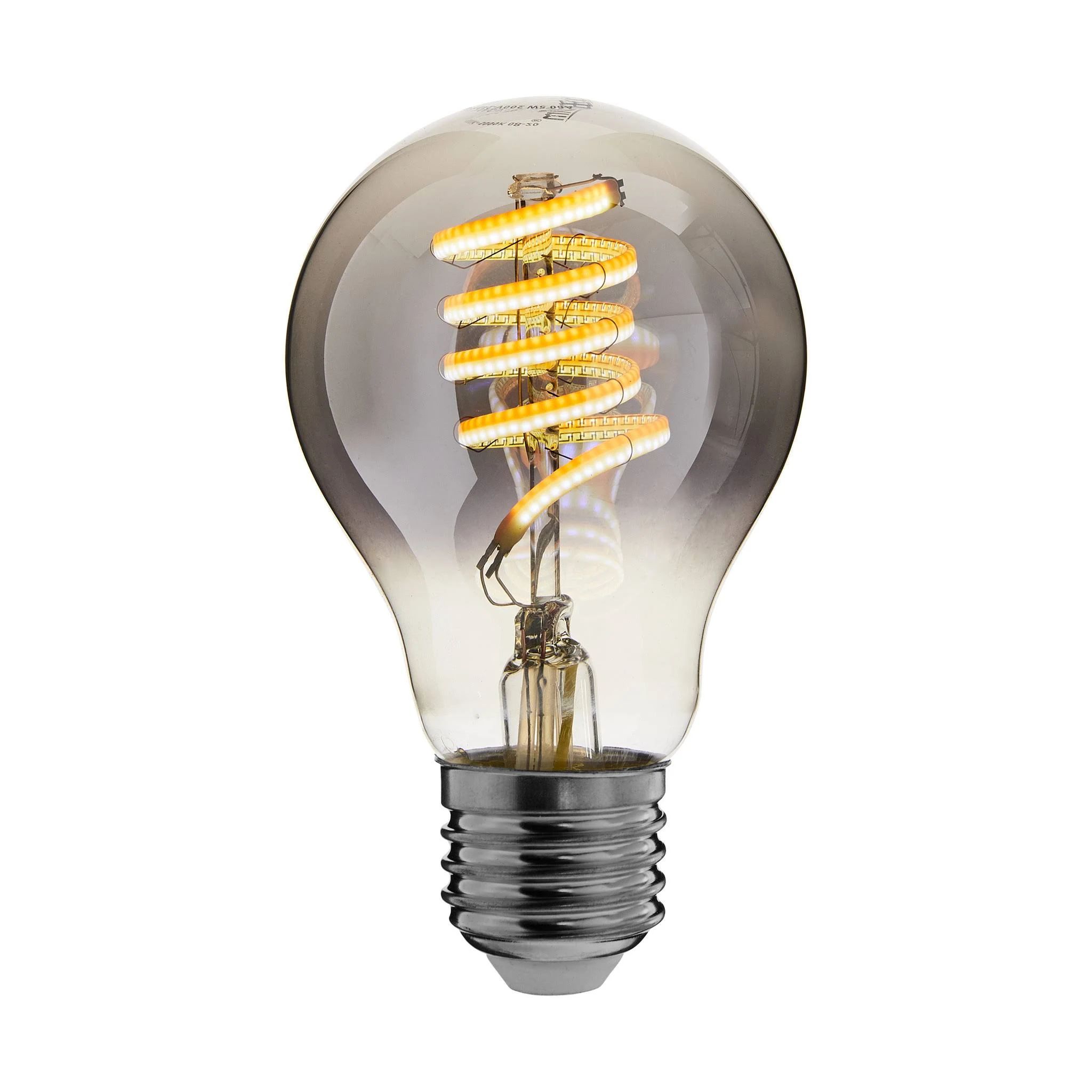 Zigbee LED Lamp | E27 | 5W | Instelbaar Wit | Peer | Smokey | EcoDim