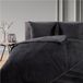 Blumtal Housse de couette Winter Cashmere Touch Forseti - 2x Housse de couette 135x200cm - 2x Taie d'oreiller 80 x 80 cm - Noir