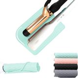 Tapis de coiffure en silicone pour boucler et lisser – résistant à la chaleur – dimensions 21,8 x 16 cm – vert