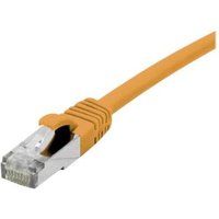exertis Connect - Verbindingskabel - RJ-45 (M) naar RJ-45 (M) - 1.5 m - afgeschermd F/UTP - CAT 6 - halogeenvrij, zonder haken - oranje