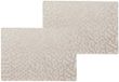 Wicotex luxe tafel placemats Stones - 12 stuks - Taupe - 30 x 43 cm