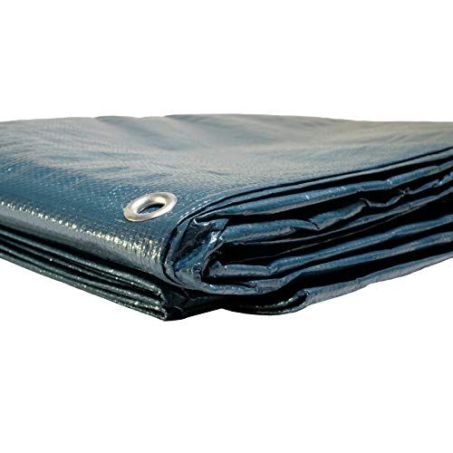 WerkaPro Beschermhoes voor zwembad - 6,2 m - Blauwgrijs