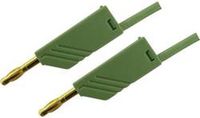 SKS Hirschmann MLN 150/2,5 GN Meetsnoer Banaanstekker 4 mm Banaanstekker 4 mm 1.50 m Groen 1 stuk(s)