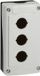 BACO LBX0300 224203 Lege behuizing 3 inbouwplaatsen Grijs, Zwart