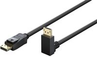 Goobay 77056 câble DisplayPort 1 m Noir