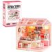 DIY Miniatuur Bubble Tea Winkel Bouwset, Diorama, Poppenhuis, 138 onderdelen