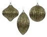 Decoris Kerstbal foam glitter 3ass IX 1 stuk