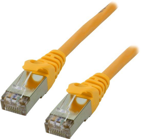 MCL Cat6a S/FTP netwerkkabel 3m Geel
