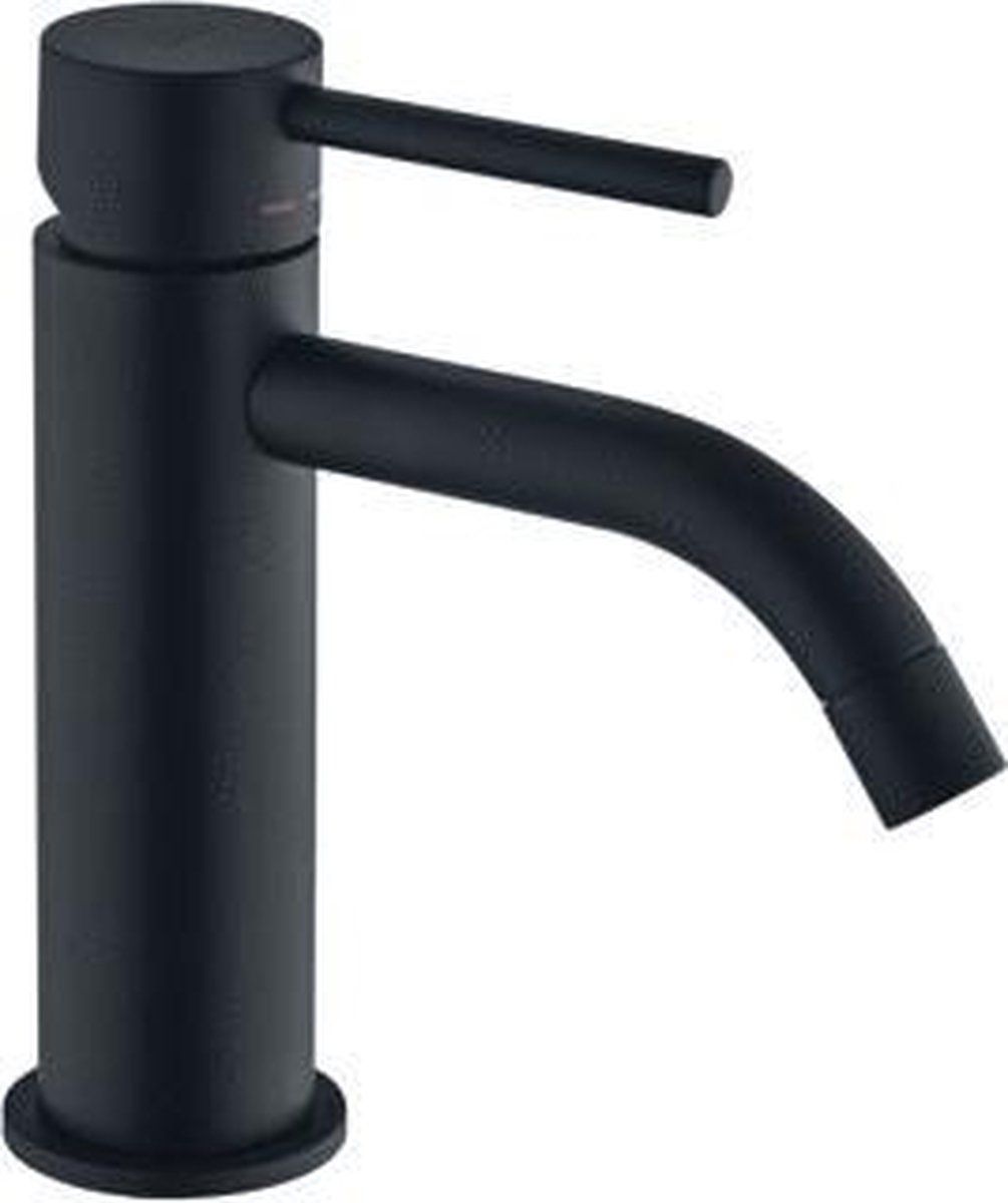 Paffoni Light LIG075NO Wastafelmengkraan (opbouw) - Zwart Mat