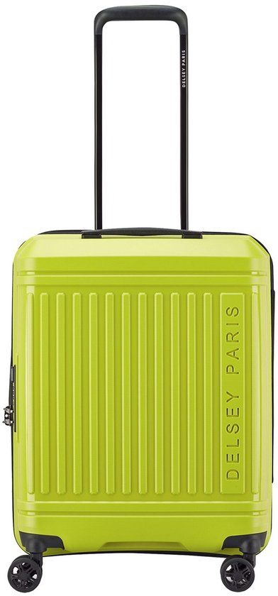 Delsey Lutece SE Handbagage Spinner 55 cm - Uitbreidbaar - Lime