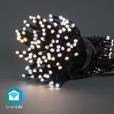Nedis SmartLife Kerstverlichting - 200 LED's - Wi-Fi - Warm tot Koel Wit - 20m - Binnen & Buiten