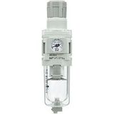 SMC Filtre Régulateur Série AW-D, G 1/8, Filtration 5µm, 10 Bar