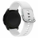 By Qubix Qubix Siliconen sportbandje Wit voor Huawei Watch GT 6 / GT 7 / GT 6 pro / GT 7 pro - 46mm