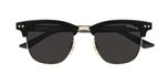 Montblanc Lunettes de soleil homme noir carrées gris 52mm