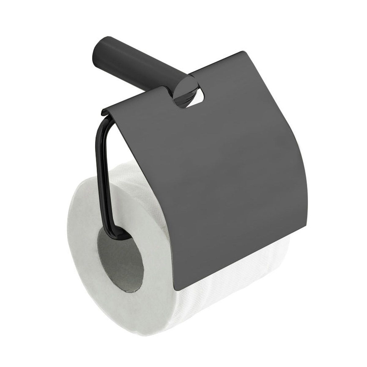 Wiesbaden Ida Toilet Roll Holder Gunmetal - 12.5mm