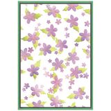 Sizzix A5 stencil 2PK Cosmopolitan, versiering met bloemblaadjes van Stacey Park
