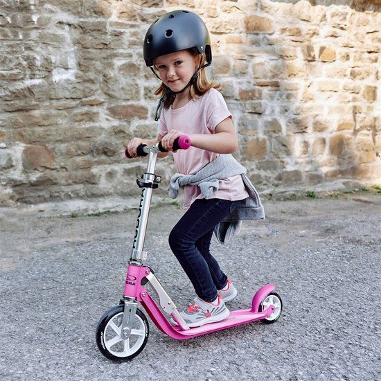 HUDORA Little Big Wheel Step Scooter - Magenta - 4-10 Years