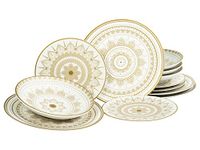 CreaTable Mandala Gold 12-delige serviesset