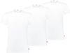Levi's 3-pack heren T-shirt wit M