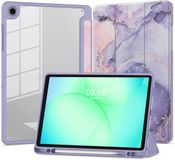 Tech-Protect SC Pen Hybrid Book Case for Galaxy Tab A9+ A11+ 11.0 Inch Transparent