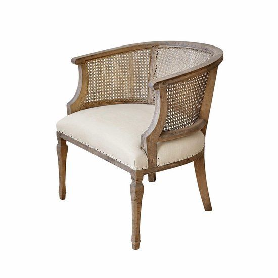 LOBERON Stoel Curbigny beige/bruin