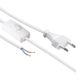 Allteq OE-ES-315-W electriciteitssnoer Wit 1,5 m BS 1363