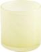 Bougie d'ambiance Lyric lin 10cm brun Verre