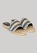 Superdry Canvas Espadrille Overlay Slippers Dames Truest Navy Gestreept