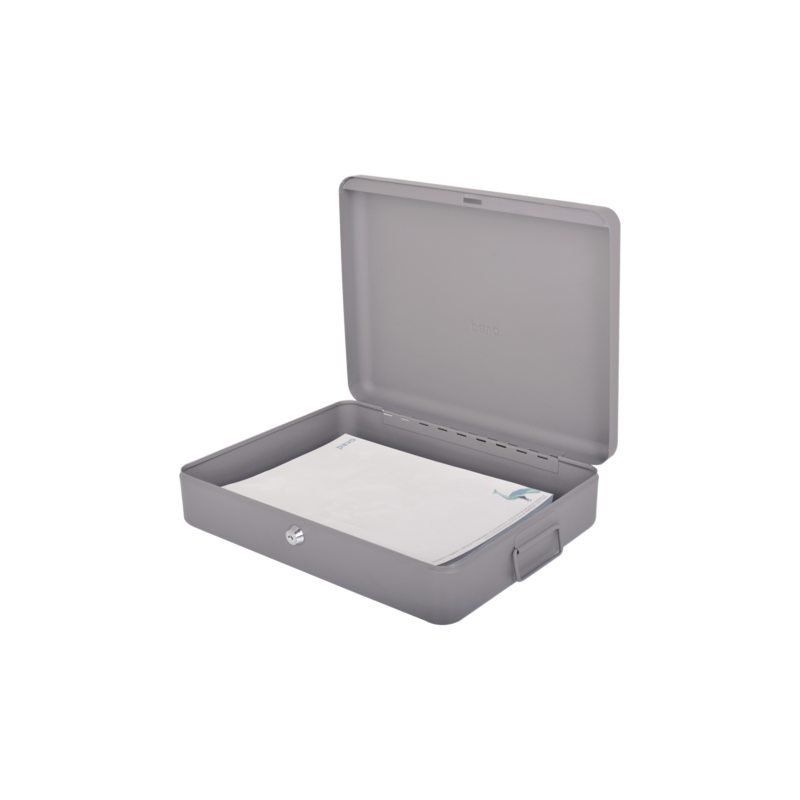 Pavo Documentenkist 370x280x90mm donkergrijs