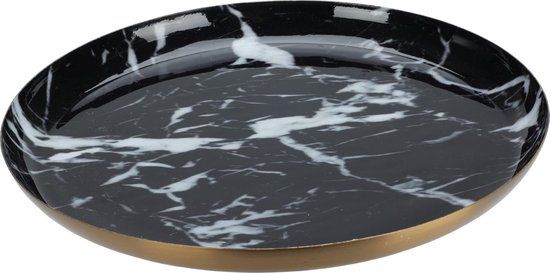 Merkloos Nampook Plate 28 cm Marble Look kerst