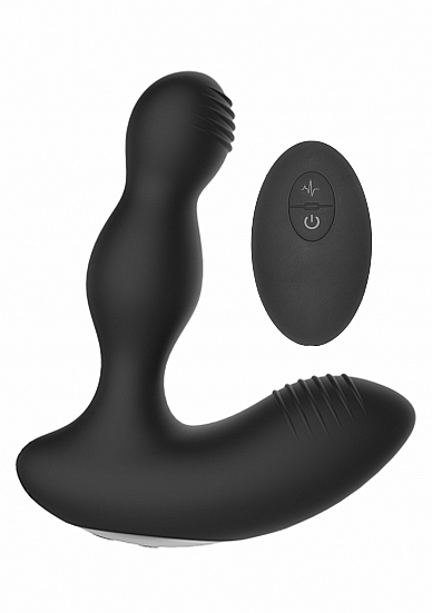 ElectroShock Remote Controlled E-Stim & Vibrating Prostate Massager - Black