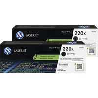 HP 220X LaserJet Toner Zwart (2 stuks)